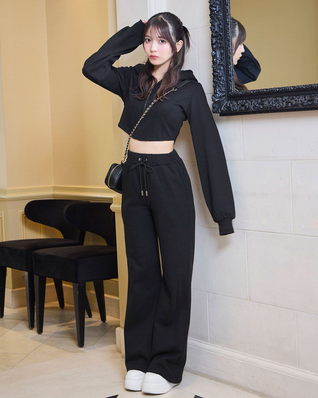 PELLICULE セットアップ rose okappalover