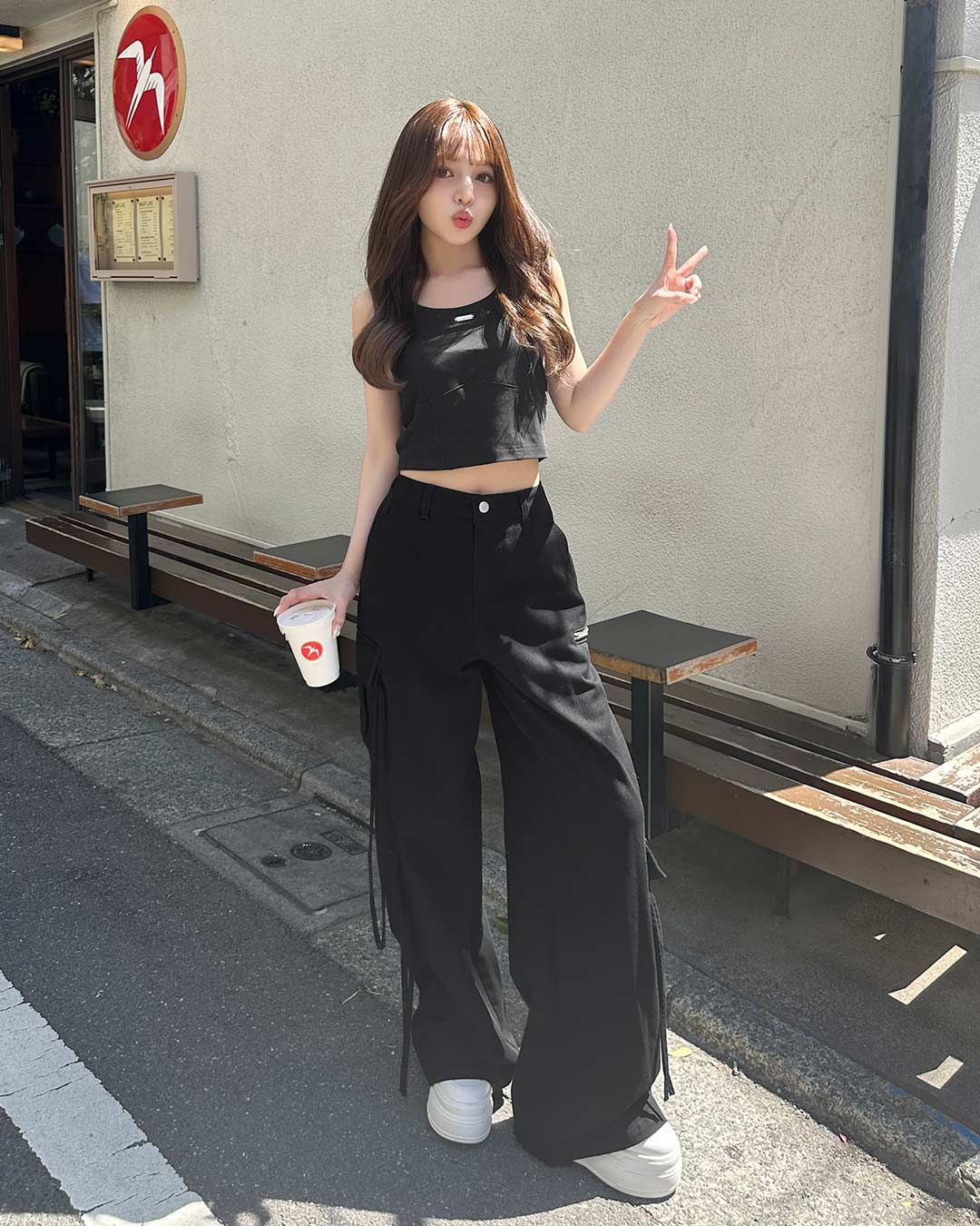 ドローストリング カーゴパンツ（ドローストリングカーゴパンツ