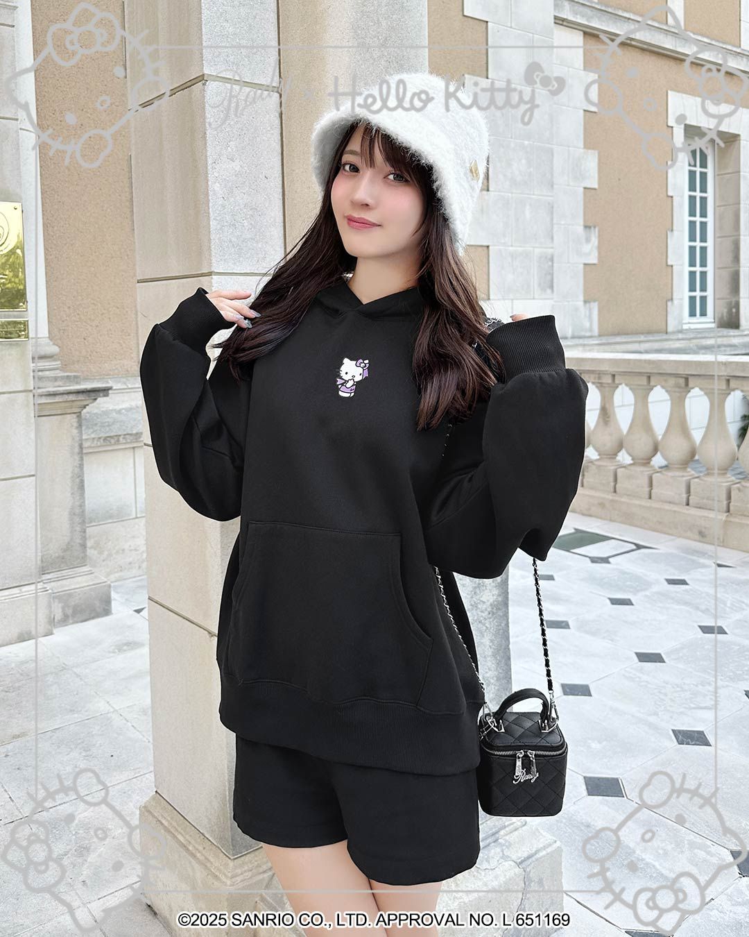 Hello Kitty フーディ ブラック | ファッション通販＆メディアMyColor