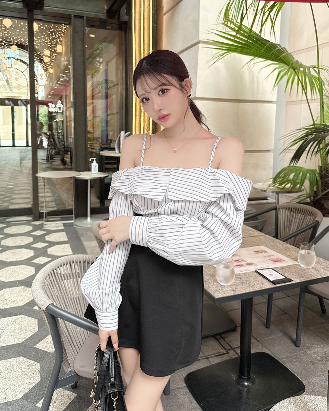 ドッキングシャツワンピース