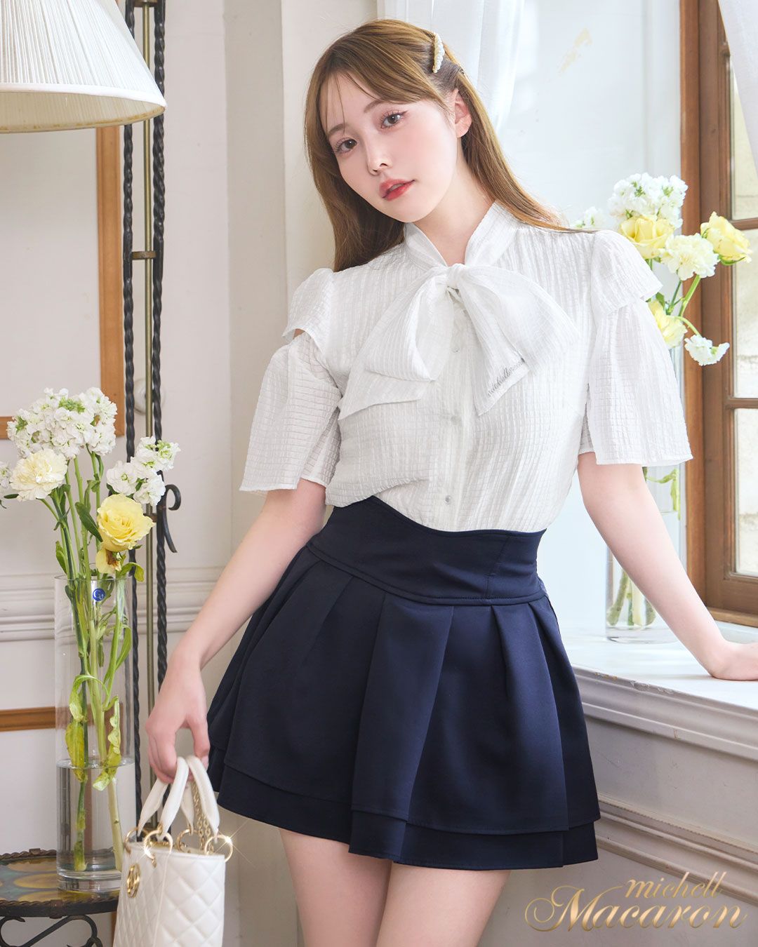 殿堂入り!!美脚になれるスカート♡（インナーパンツ付） ブラック  