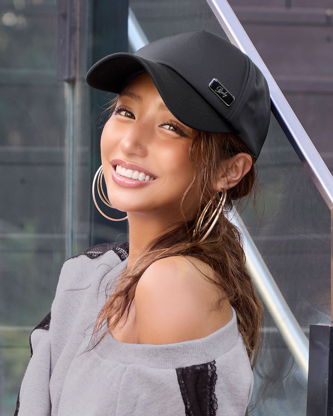 sunlove cap gingham check サンラブ キャップ ブラック SUNLOVE(サンラブ) 帽子(レディース) - 海外通販のBUYMA