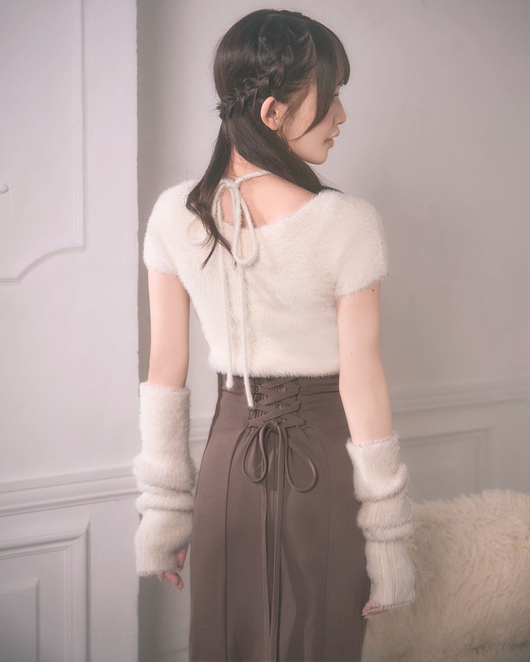 大人の美脚スカート ブラウン | ファッション通販＆メディアMyColor