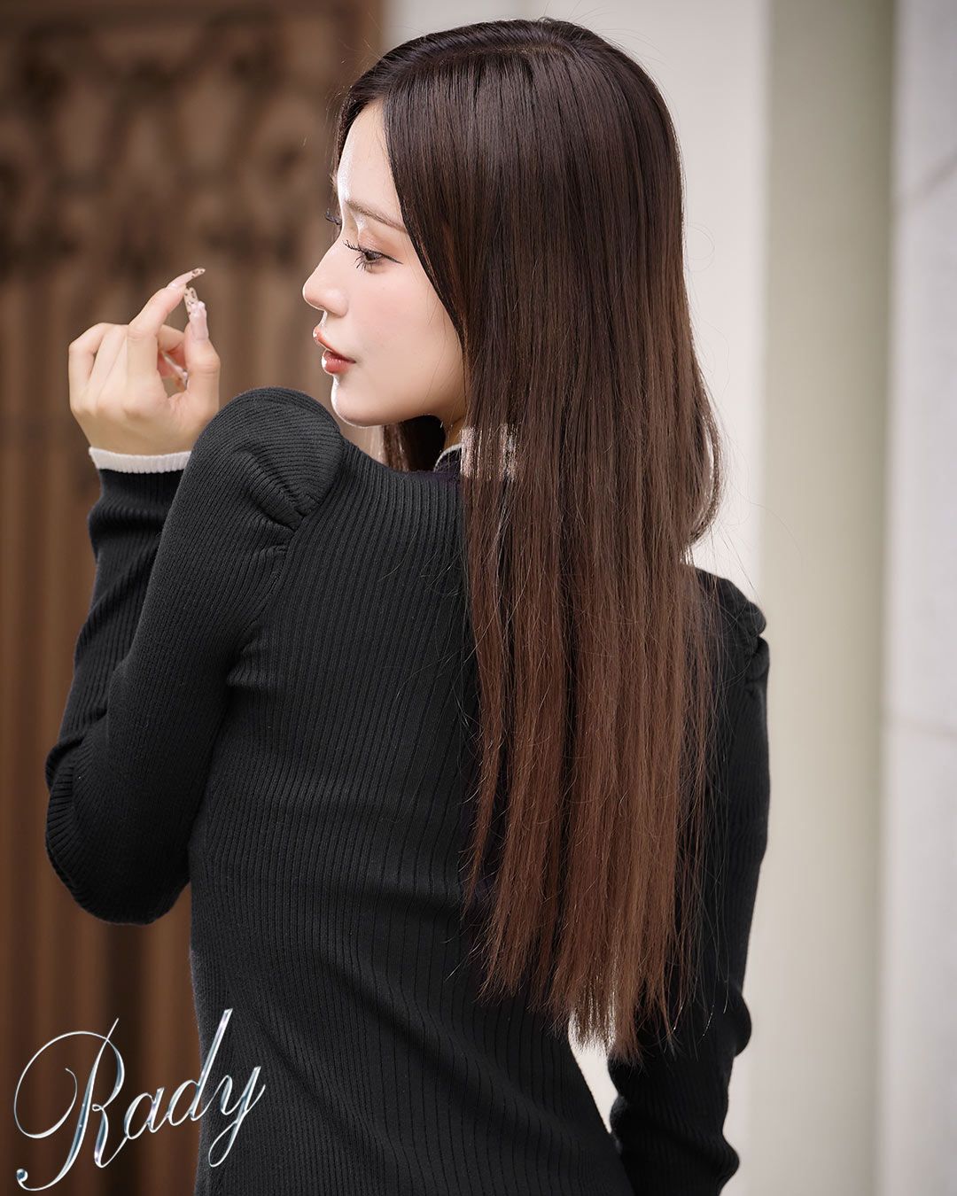 rady シャツニットワンピース Rady☆ジャガードニットワンピース - メルカリ
