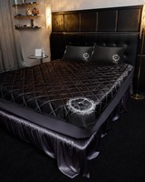 シルキーモイストベッドパッド ブラック | ファッション通販