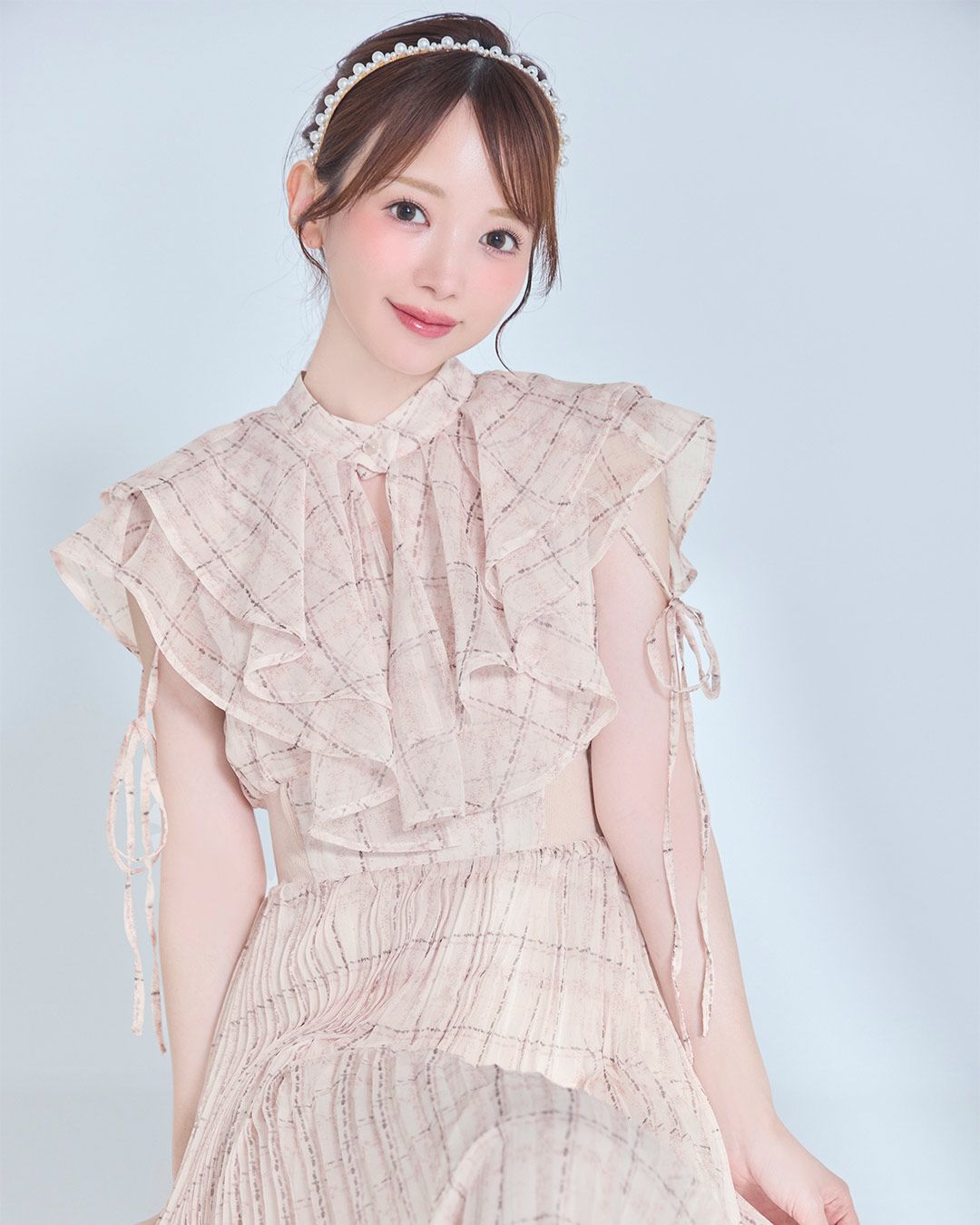 【新品未使用】ミシェルマカロン‪‪❤︎‬ケープリボンワンピース ケープリボンワンピース ピンク | ファッション通販＆メディア