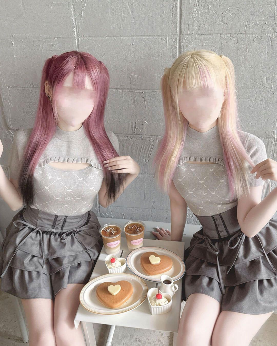 HONEY MEW MWモノグラムトップス MWモノグラムトップス グレー | ファッション通販＆メディアMyColor