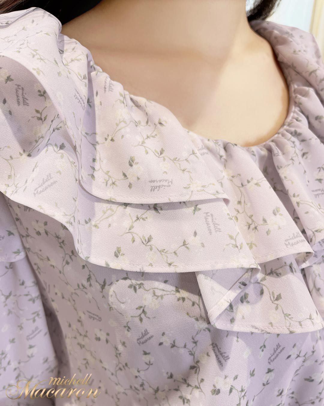 花柄フリルワンピース | ファッション通販&メディアMyColor ~マイ ...