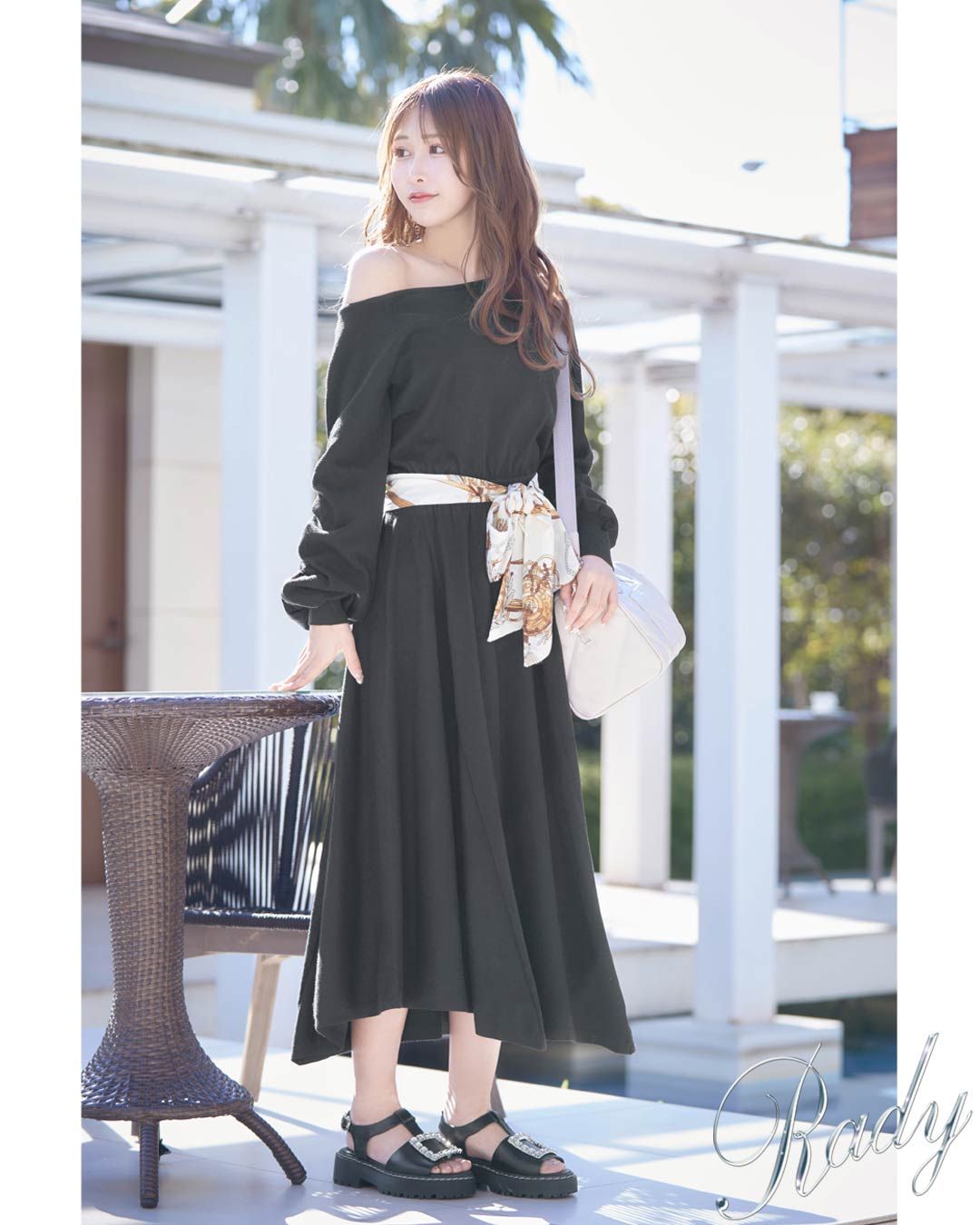 全てのアイテム Rady スカーフリボンニットマキシワンピース Sサイズ ブラック ロングワンピース Greatcbdshop Com