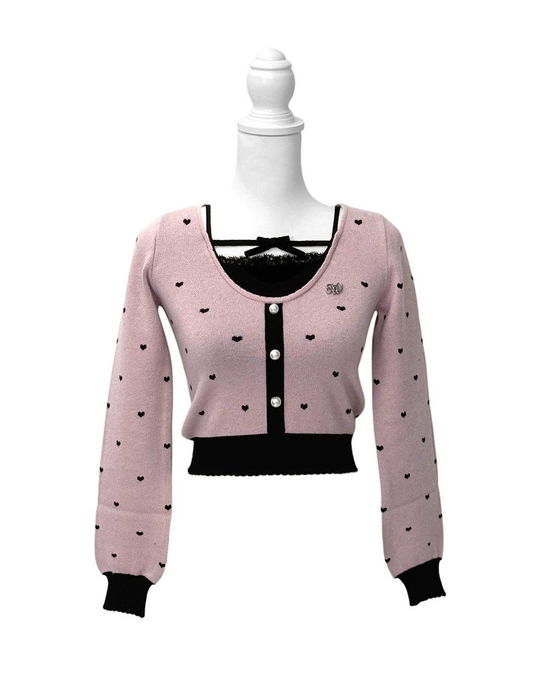 ハニーミュウ Luv ドッキングカーデトップス ミシェルマカロン Luv ドッキングカーデトップス ピンク | ファッション通販