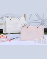 フリンジツイードトートバッグL ピンク | ファッション通販＆メディア 