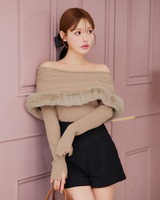 新品タグ付き Rady フードファーニットトップス キャメル Sサイズ 新品未使用Radyフードファーニットトップス キャメル S - メルカリ