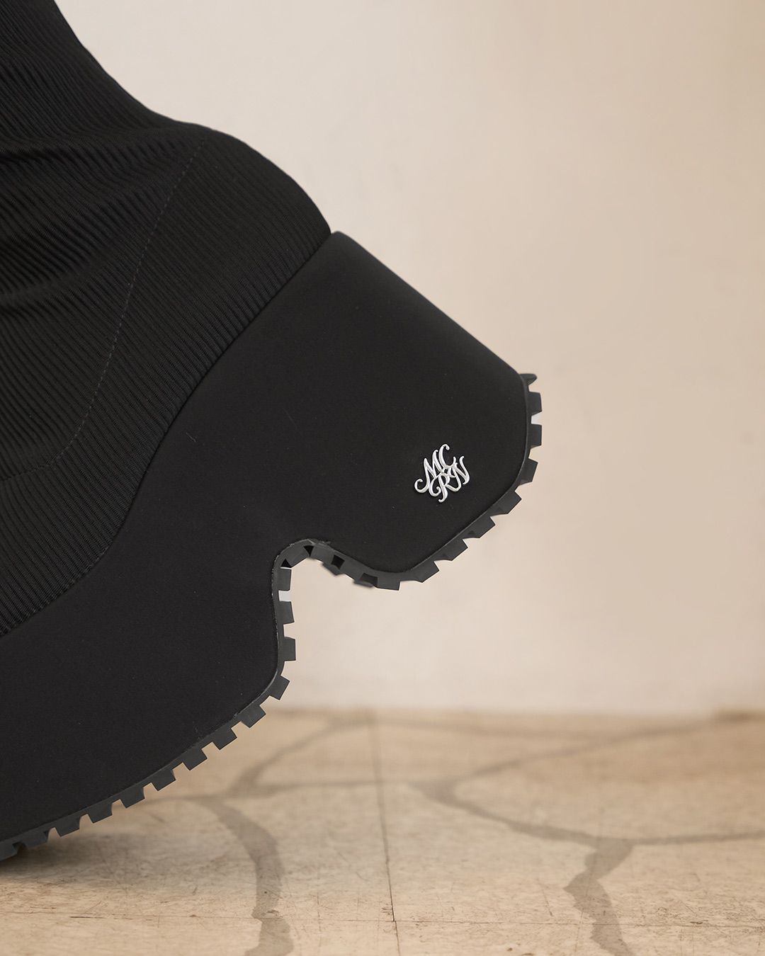 michellMacaron 12cm盛れるロングブーツ M 12cm盛れるロングブーツ ブラック | ファッション通販＆メディア