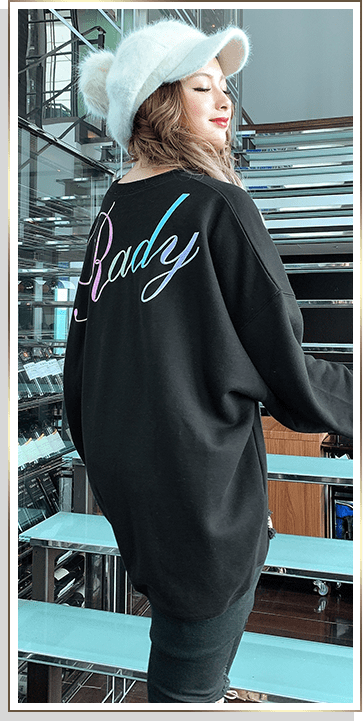 Rady レインボー バッグロゴトレーナー ユニセックス♡♡新品♡フリーサイズ♡ Rady レインボー バッグロゴトレーナー ユニセックス♡♡新品