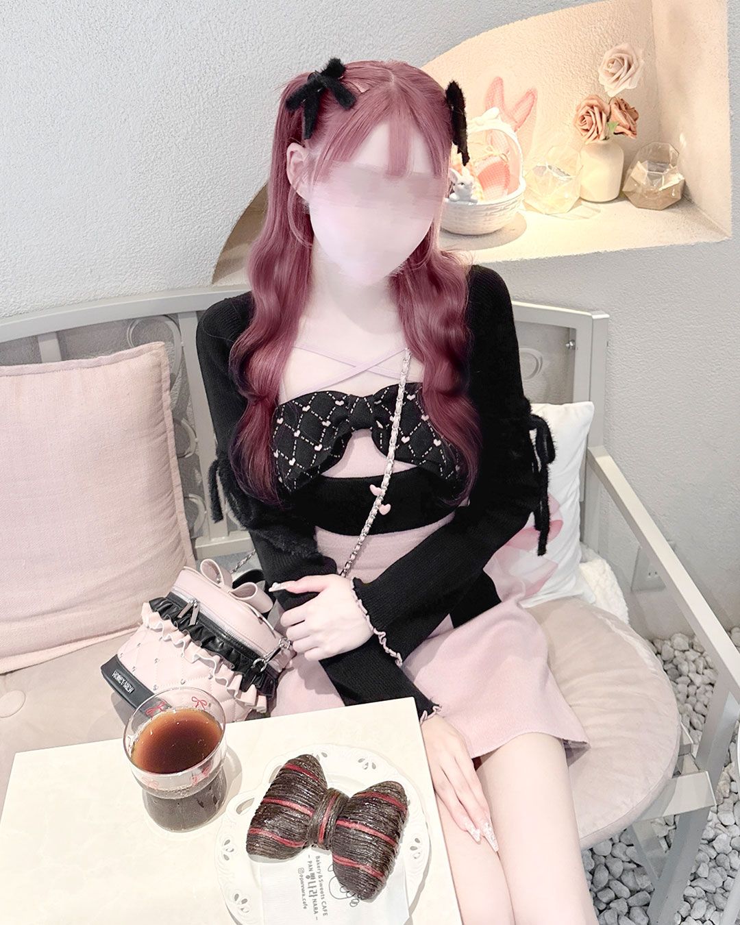 Bigリボンアンサンブルワンピース グレー | ファッション通販