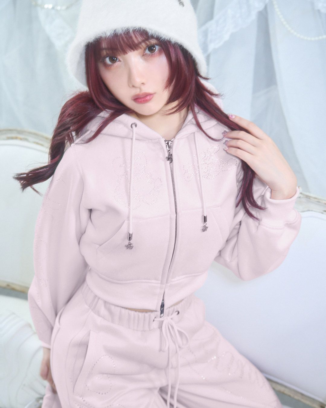 ガルフィーコラボキラキラセットアップ ピンク | ファッション通販