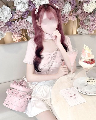 【HONEYMEW】ノベルティショルダーバッグ【ピンク】 BAG