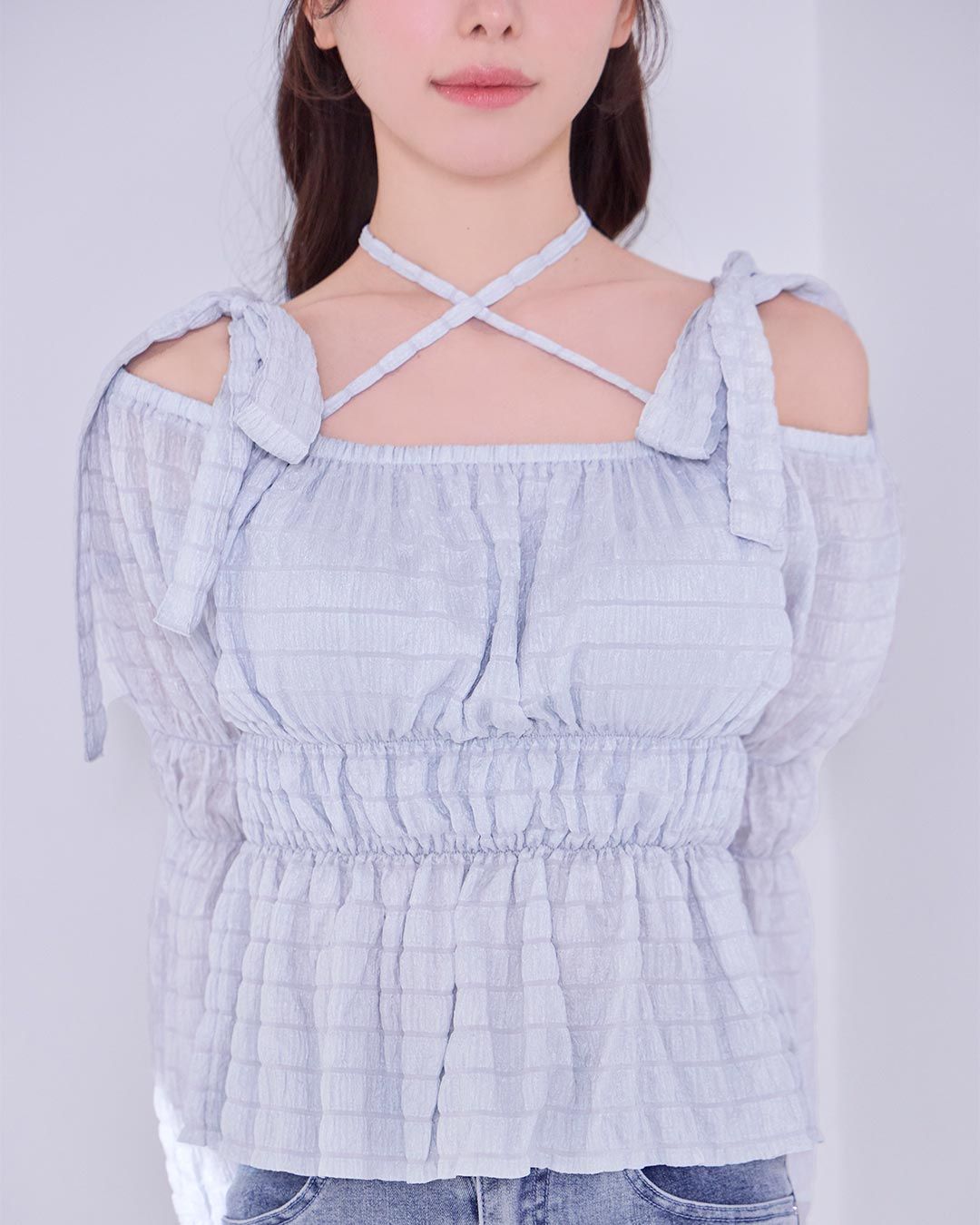 オフショルリボントップス ホワイト | ファッション通販＆メディア