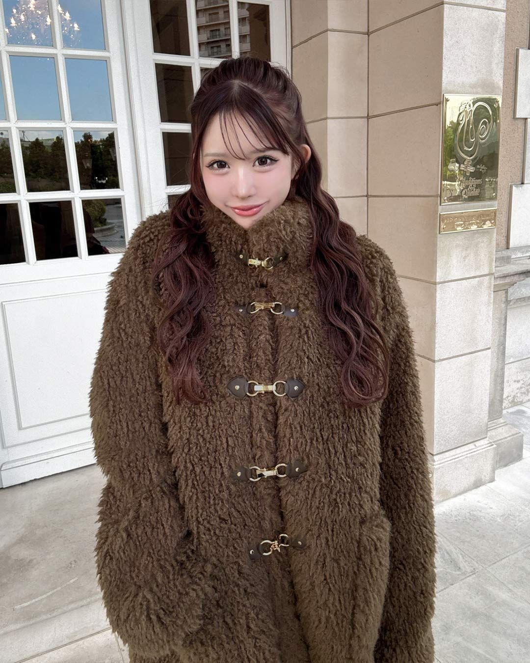 プードルファーコート ブラウン | ファッション通販＆メディアMyColor