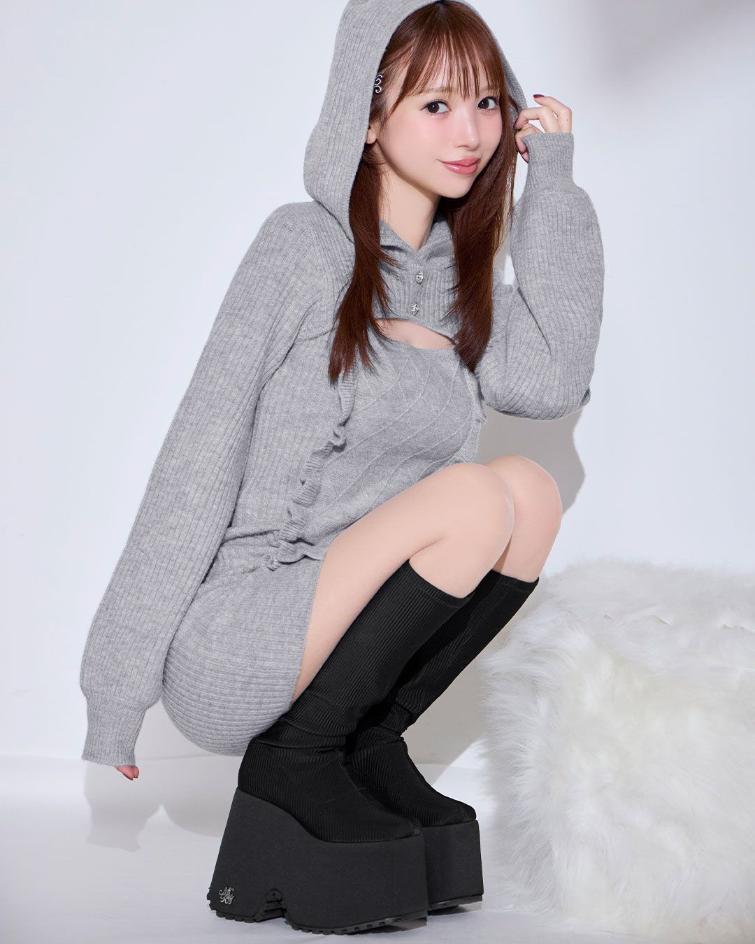 ミシェルマカロン 12cm盛れるショートブーツ Sサイズ ミシェルマカロン 極暖ストレッチショートブーツ XS - メルカリ