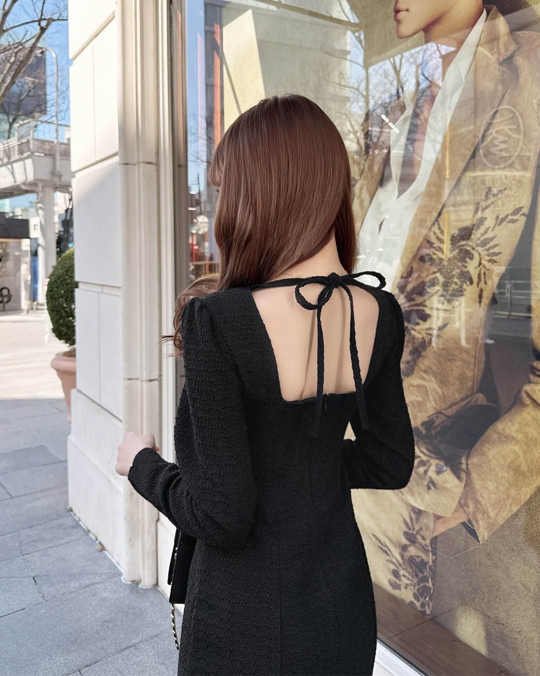 lumignon ツイード ワンピース black lumignon ツイード ワンピース black Lumignon