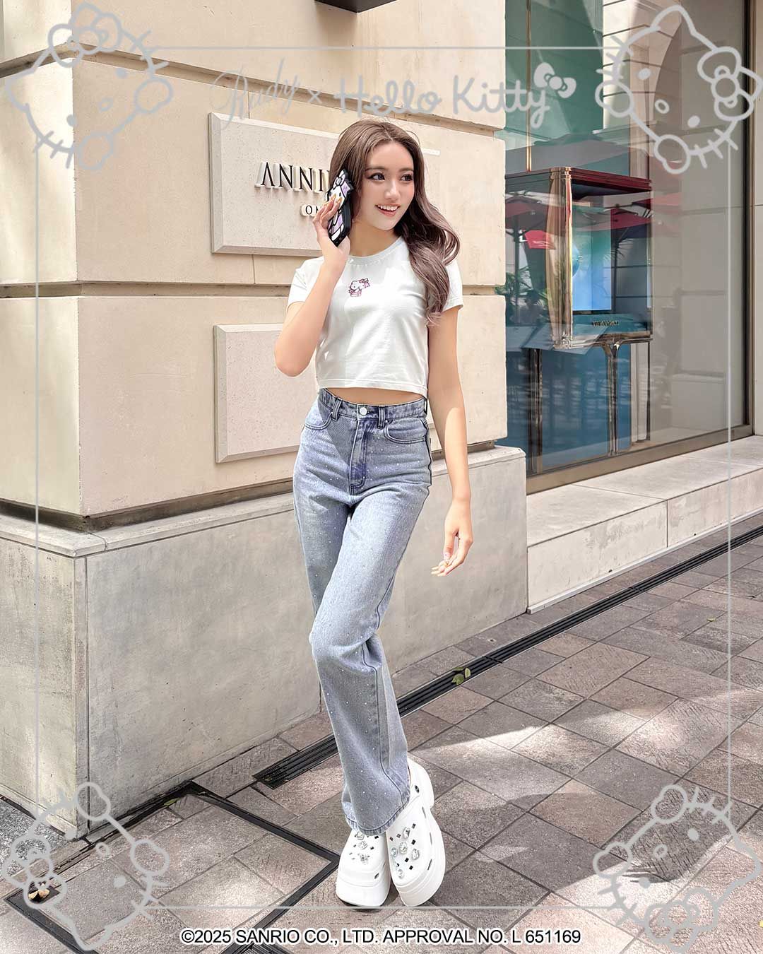 Hello Kitty Tシャツ ホワイト | ファッション通販＆メディアMyColor