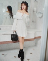 ファーケープワンピース ホワイト | ファッション通販＆メディア