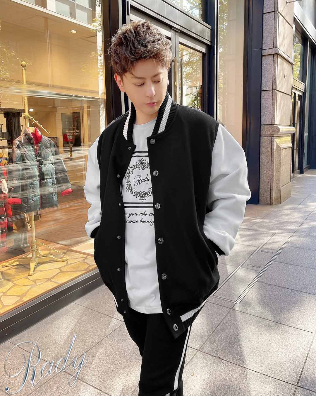 お買い得モデル バッグロゴメンズジャケット Rady スカジャン Labelians Fr