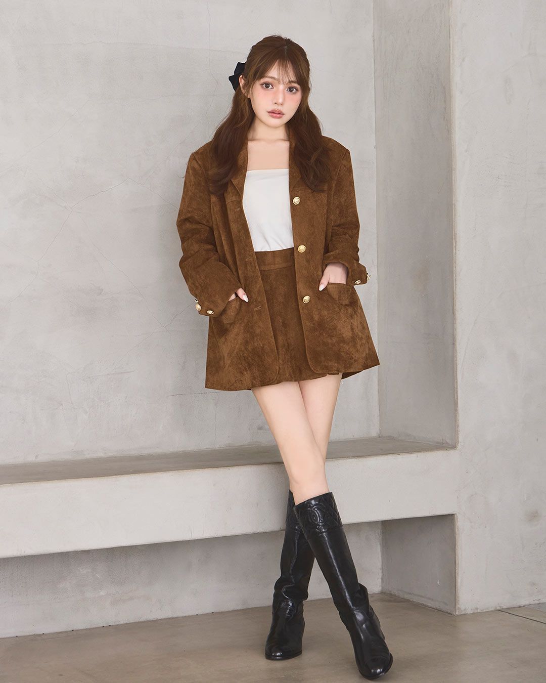 ジャケットセットアップ ブラウン | ファッション通販＆メディア