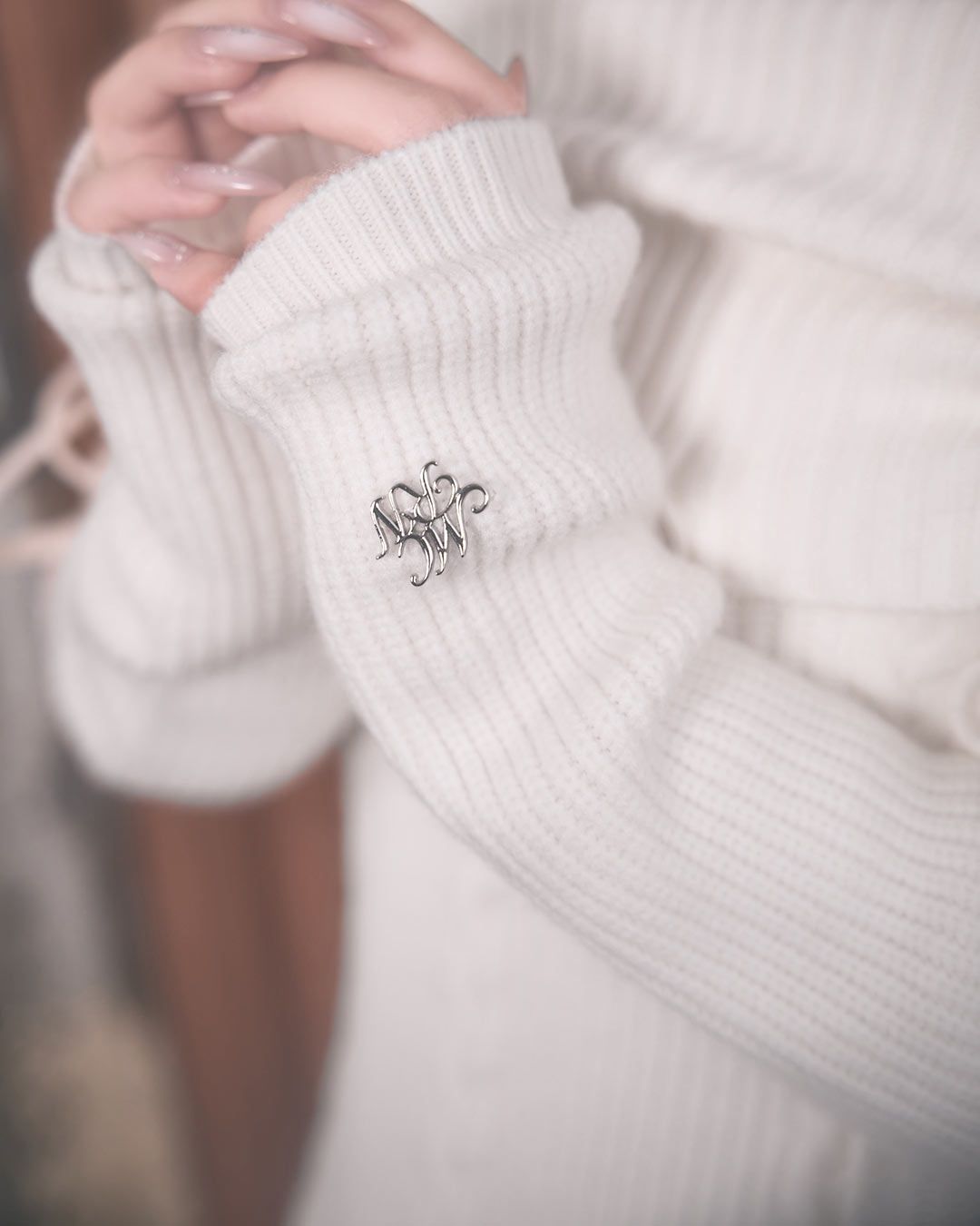 ギャザーオフショルニットワンピース ブラック | ファッション通販