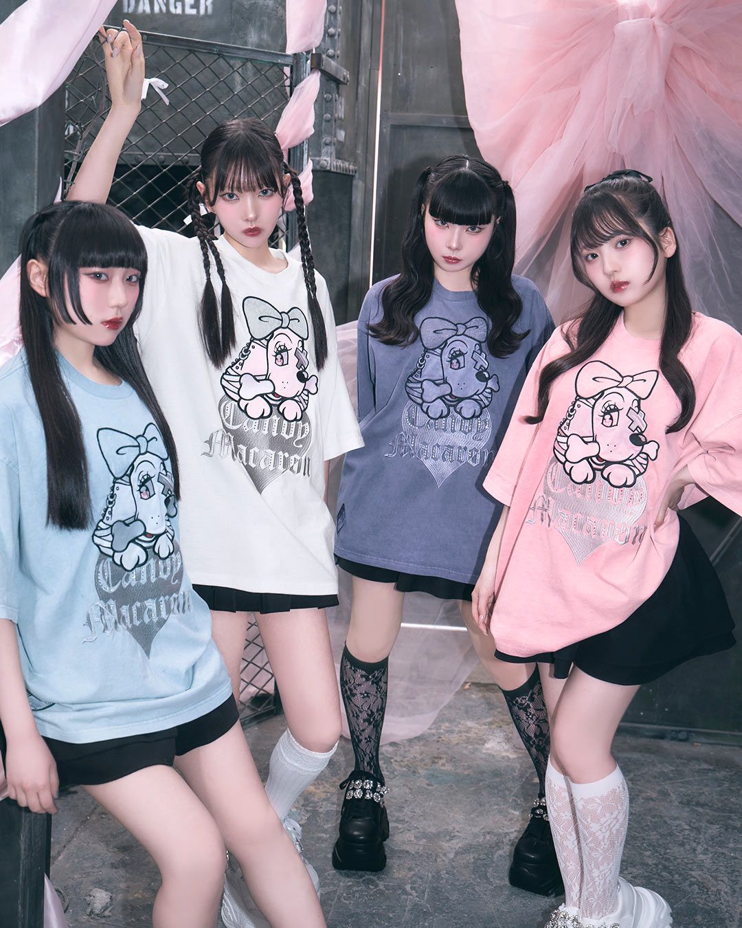 ミシェルマカロン　ガルフィー　コラボ　BIGT ワンピ ホワイト ガルフィーコラボBIGTワンピ ホワイト | ファッション通販＆メディア