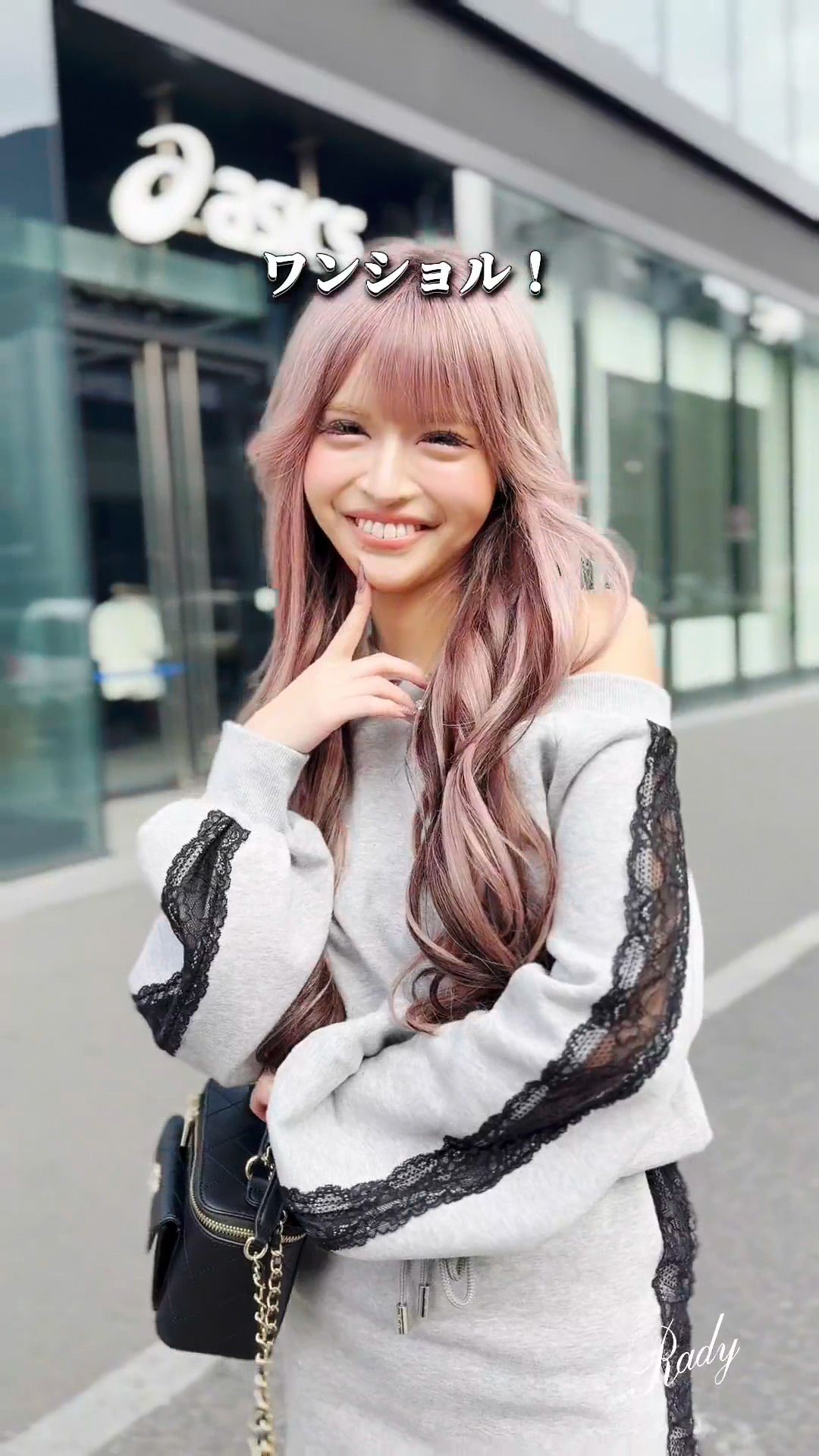 サイドレースワンピース グレー | ファッション通販＆メディアMyColor