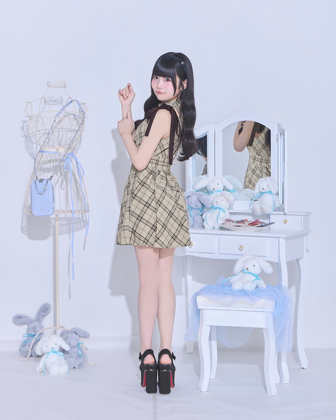厚底スエードキルティングサンダル ブラック | ファッション通販