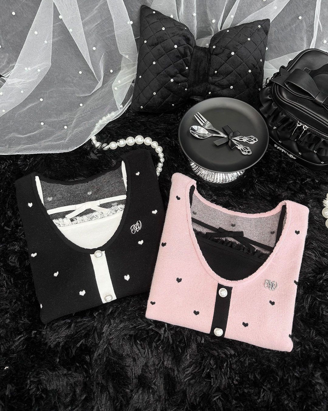 Luv ドッキングカーデトップス ピンク | ファッション通販＆メディア