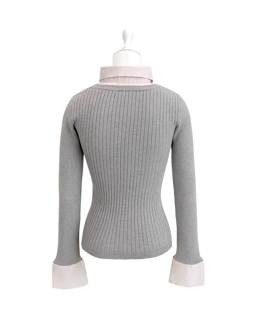 レースアップドッキングトップス グレー | ファッション通販＆メディア