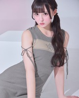 ミシェルマカロン michellMacaronロゴニットノースリーブワンピース ミシェルマカロン ロゴニットノースリーブワンピース iLiFE のどか