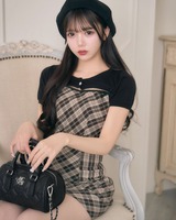 ミシェルマカロン リボンキャミワンピアンサンブル XS 新品未使用 ミシェルマカロン リボンキャミワンピアンサンブル ☆XSサイズ