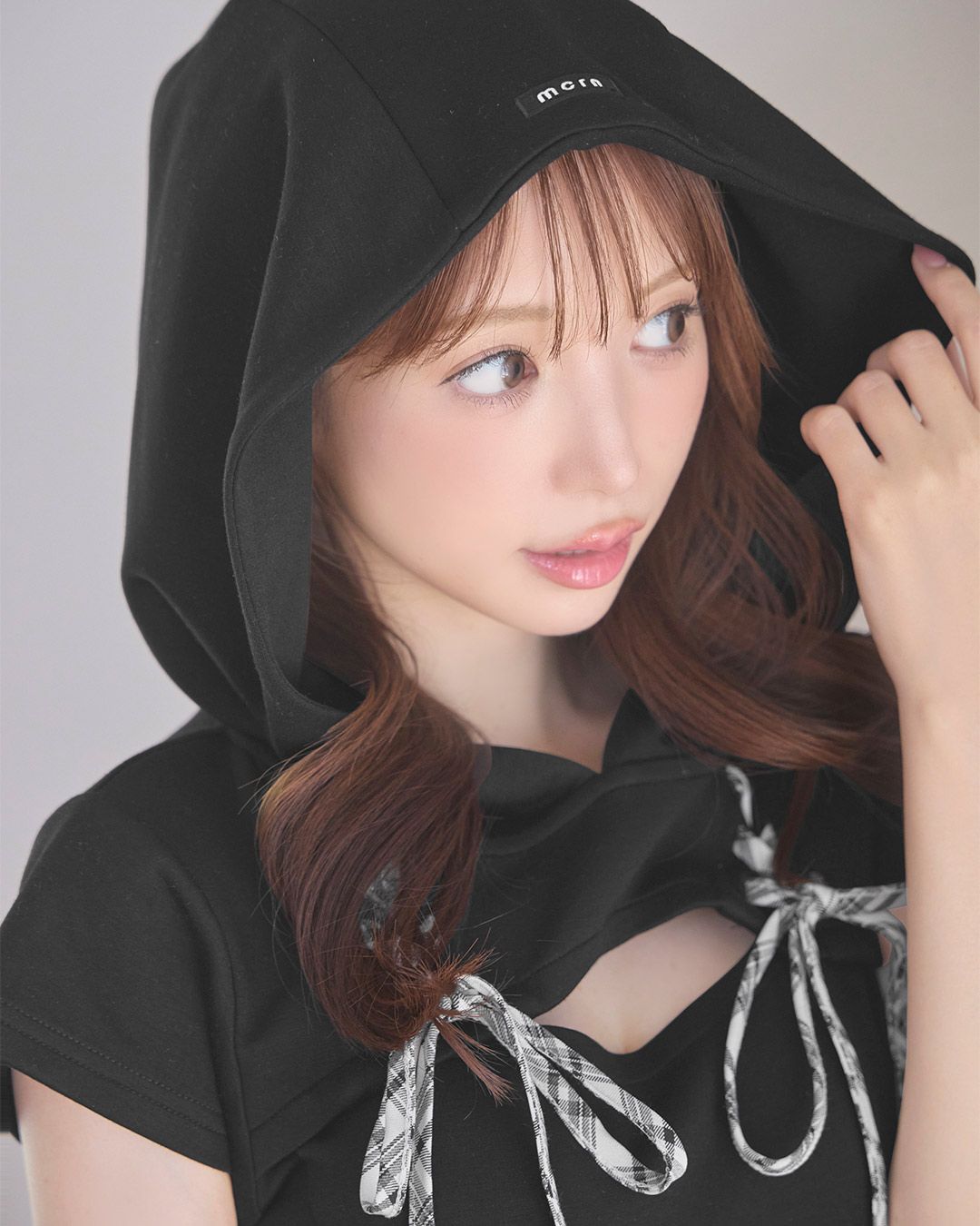 レースアップミニワンピース ブラック | ファッション通販