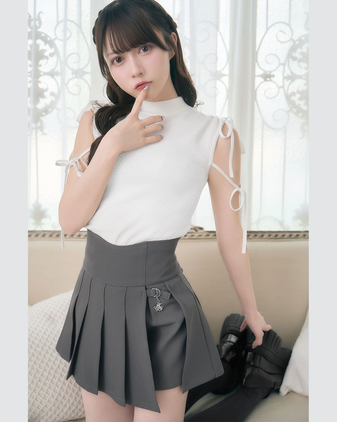 美脚スカパン グレー | ファッション通販＆メディアMyColor