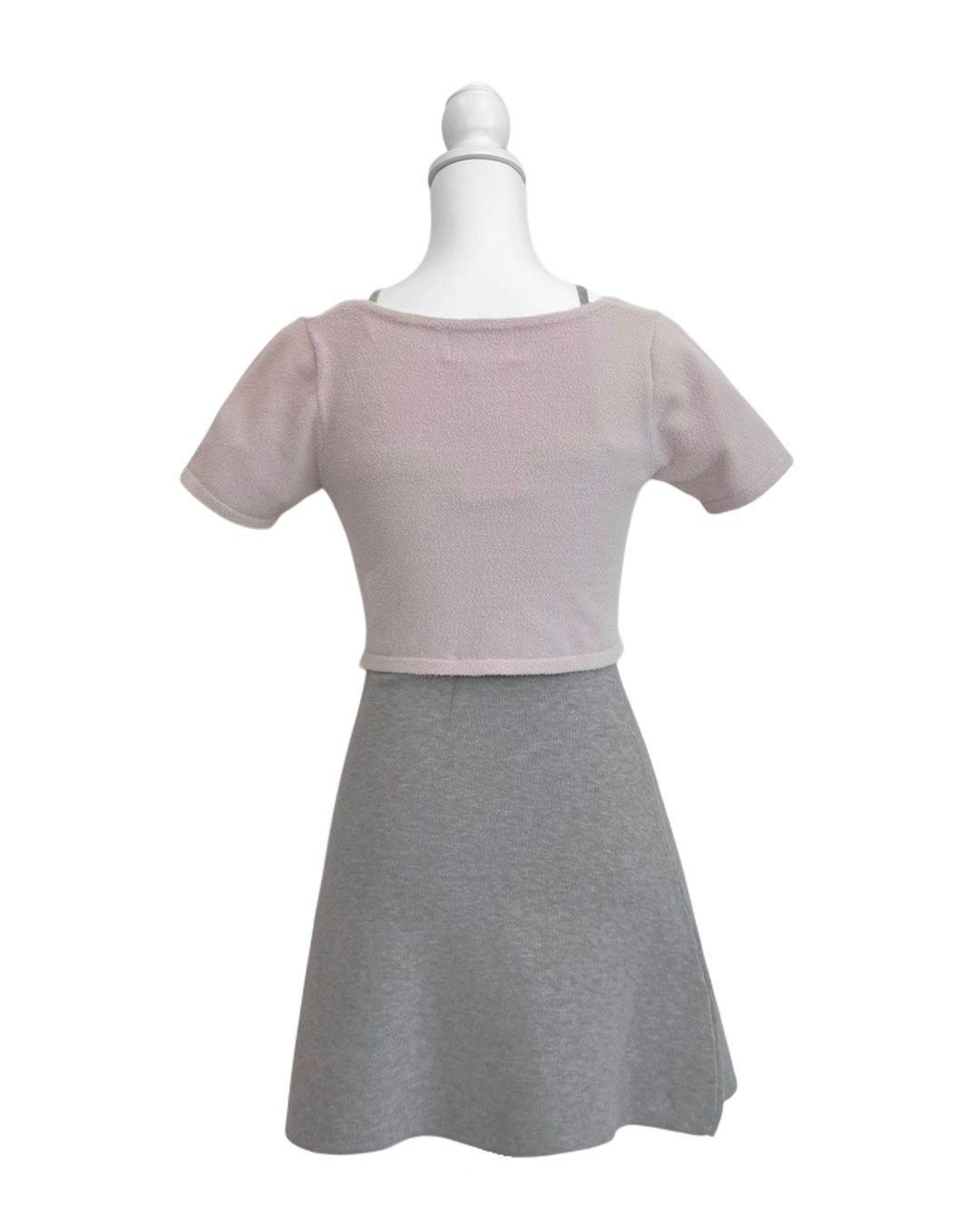 モノグラムリボンアンサンブルワンピース ピンク | ファッション通販