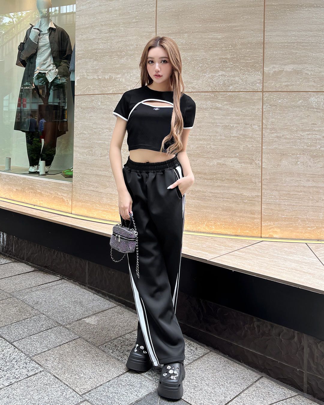 READY MADE レディメイド　サイドラインパンツ レディメイド READYMADE TRACK PANTS サイドラインスナップ