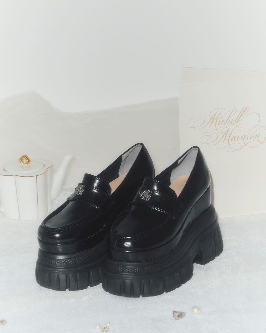 史上最強''盛れる厚底ローファー ブラック | ファッション通販