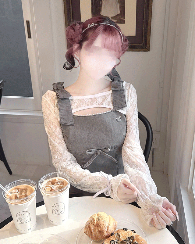 HONEY MEWビッグリボン肩あきニットトップス　フリーサイズ ビッグリボン肩あきニットトップス ブラック | ファッション通販
