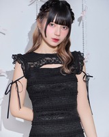 新品未開封　レースカットミニワンピース ミシェルマカロン　XSブラック 新品未開封 レースカットミニワンピース ミシェルマカロン XS