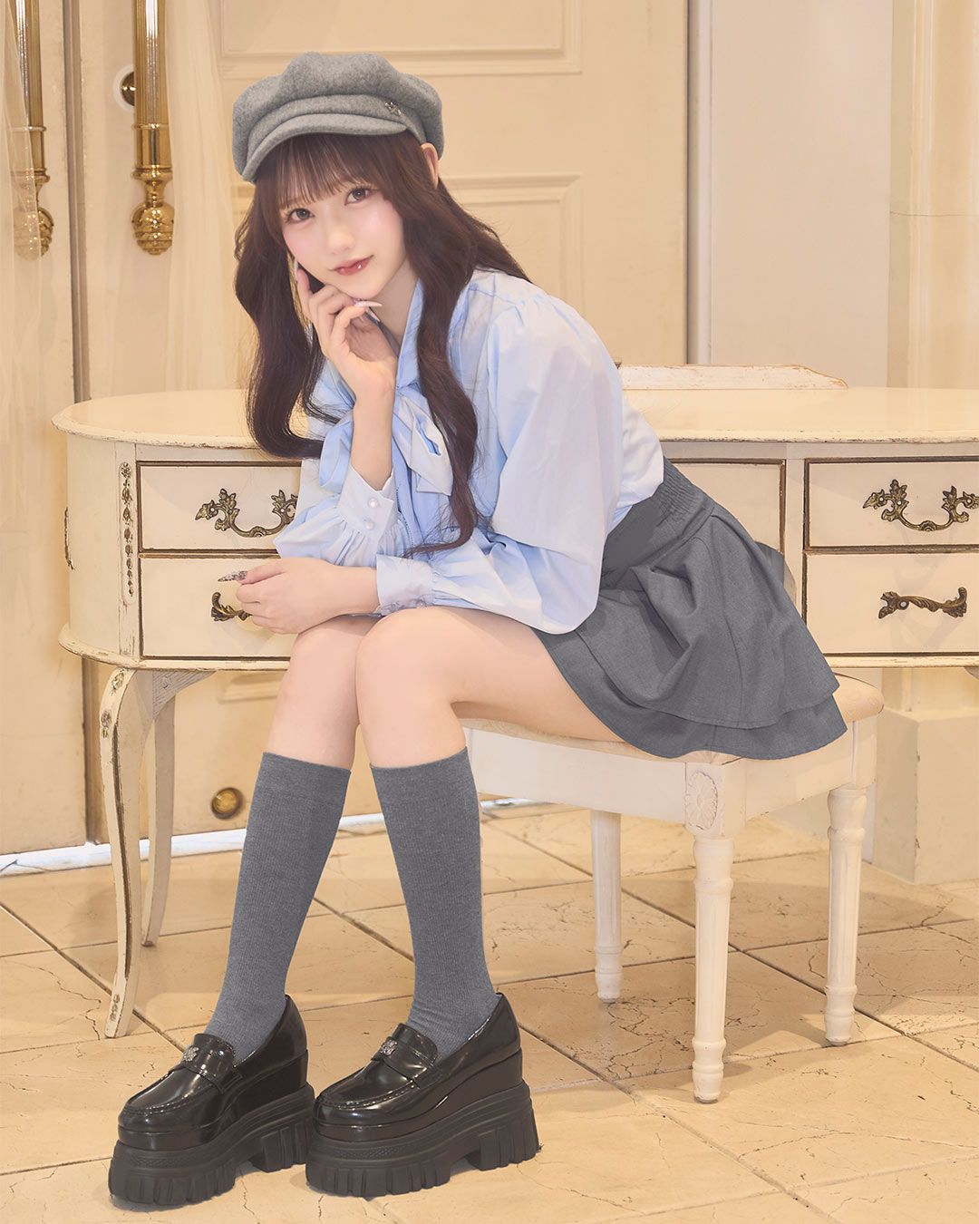 史上最強''盛れる厚底ローファー ブラック | ファッション通販