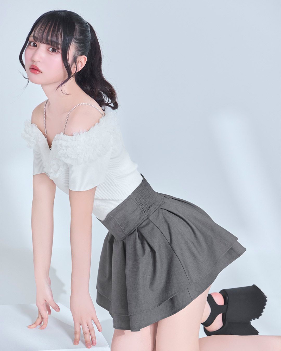 美脚ツイルスカート