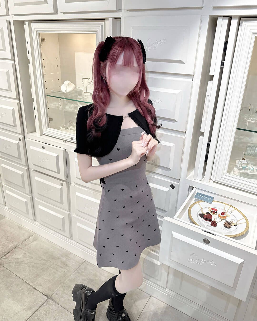 Luv アンサンブルワンピース グレー | ファッション通販＆メディア