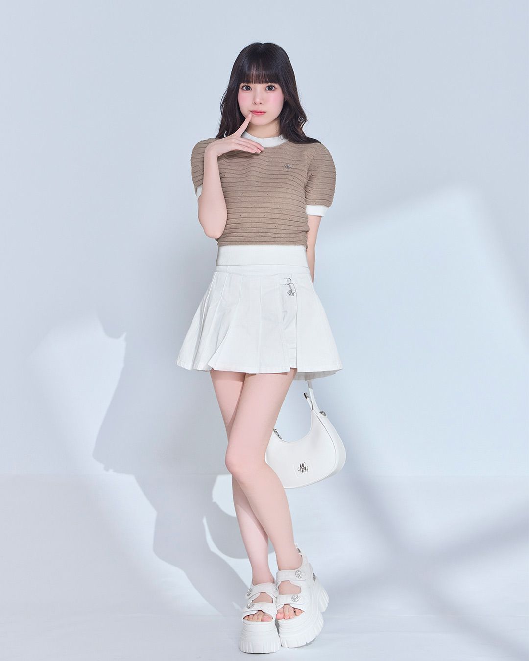 ミシェルマカロン 美脚デニムスカパン ライトブルー 美脚デニムスカパン ライトブルー | ファッション通販＆メディア