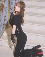 レースクロスくびれワンピ ブラック | ファッション通販＆メディア