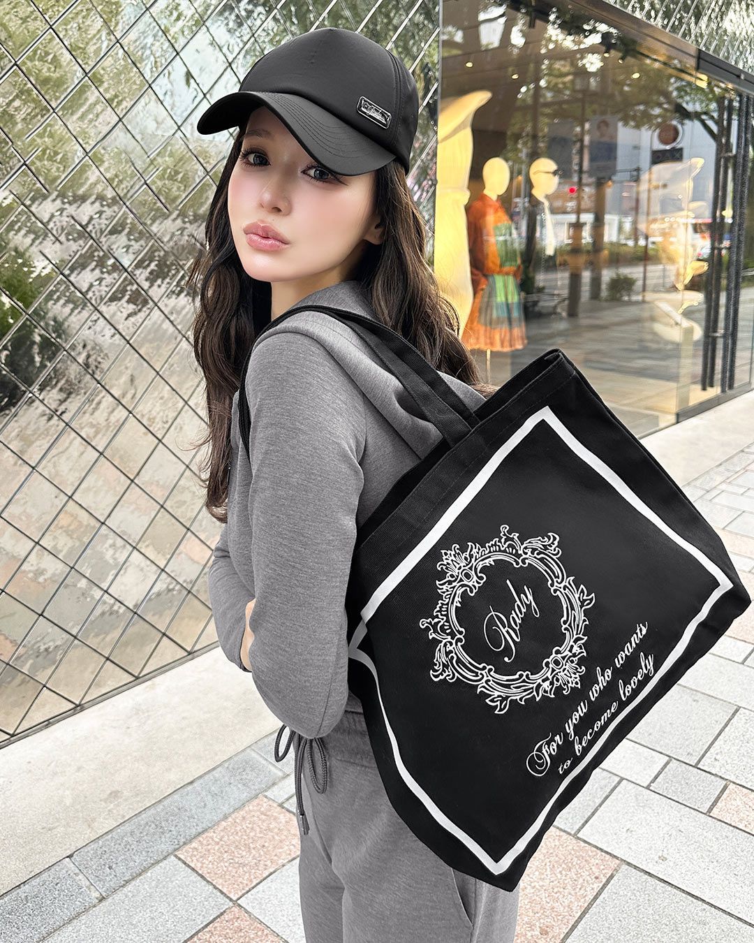 ホテルシリーズ♡Radyちゃんトート ブラック | ファッション通販